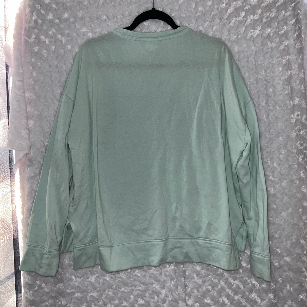 Victoria's Secret PINK Mint Green Sweatshirt Size Large - Picture 6 of 6
